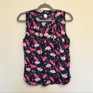 Old Navy Floral Sleeveless Blouse (S)